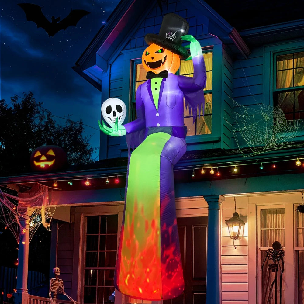 Giant Inflatable Pumpkin Halloween Decoration