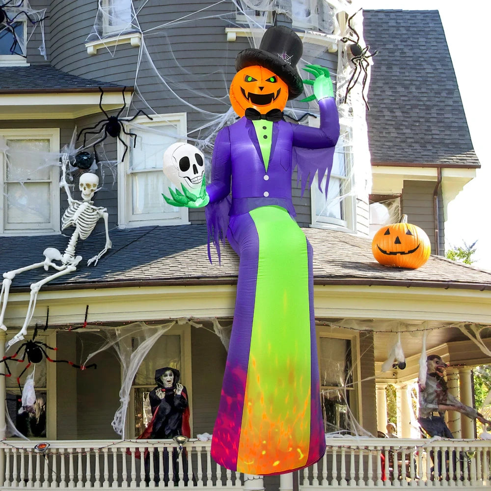 Giant Inflatable Pumpkin Halloween Decoration