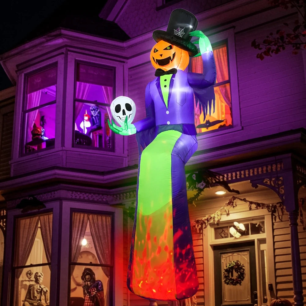 Giant Inflatable Pumpkin Halloween Decoration