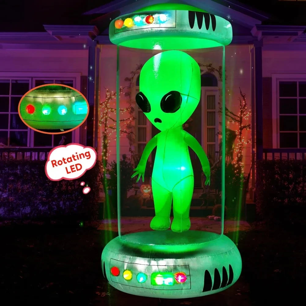 7 ft Tall Halloween Inflatable Test Tube