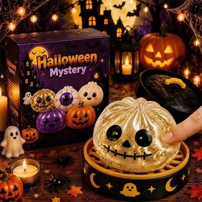 Spooky Glitter Squishy Fidget Toy