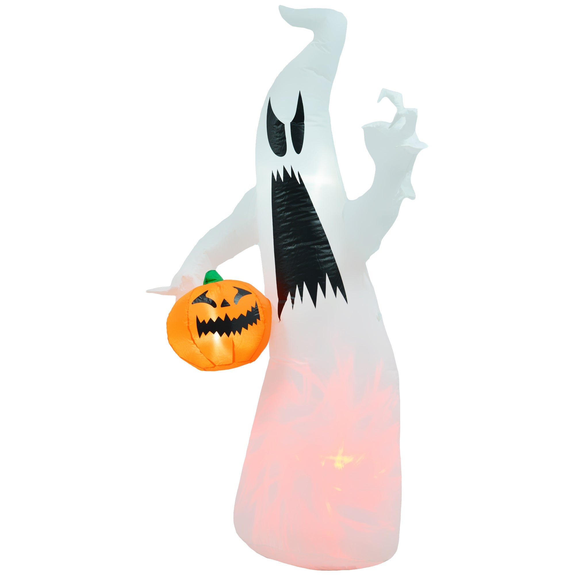 HOMCOM 5.9' Halloween Inflatable Ghost Decoration