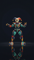 Animatronic Trickster Figure with Movement