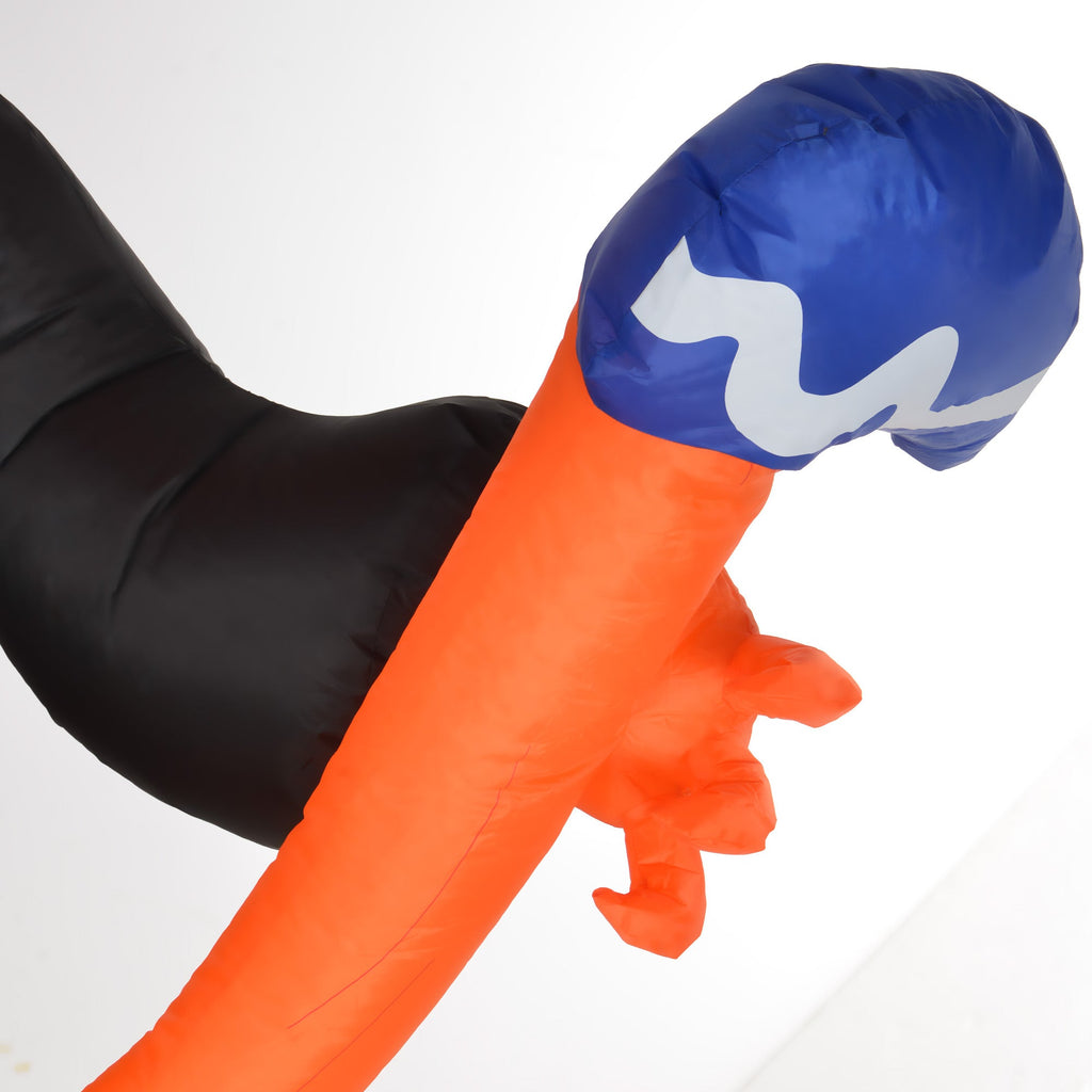 Outsunny 10ft Inflatable Halloween Pumpkin Head Ghost Decoration