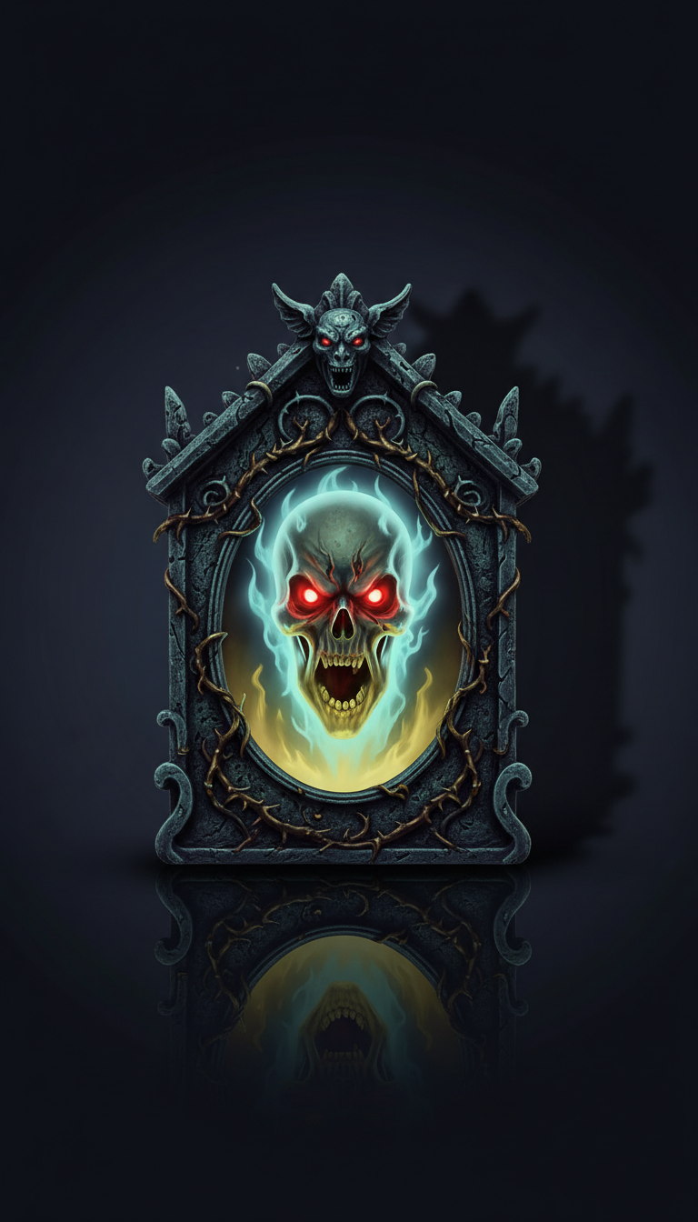 Haunted Animated Portrait Frame