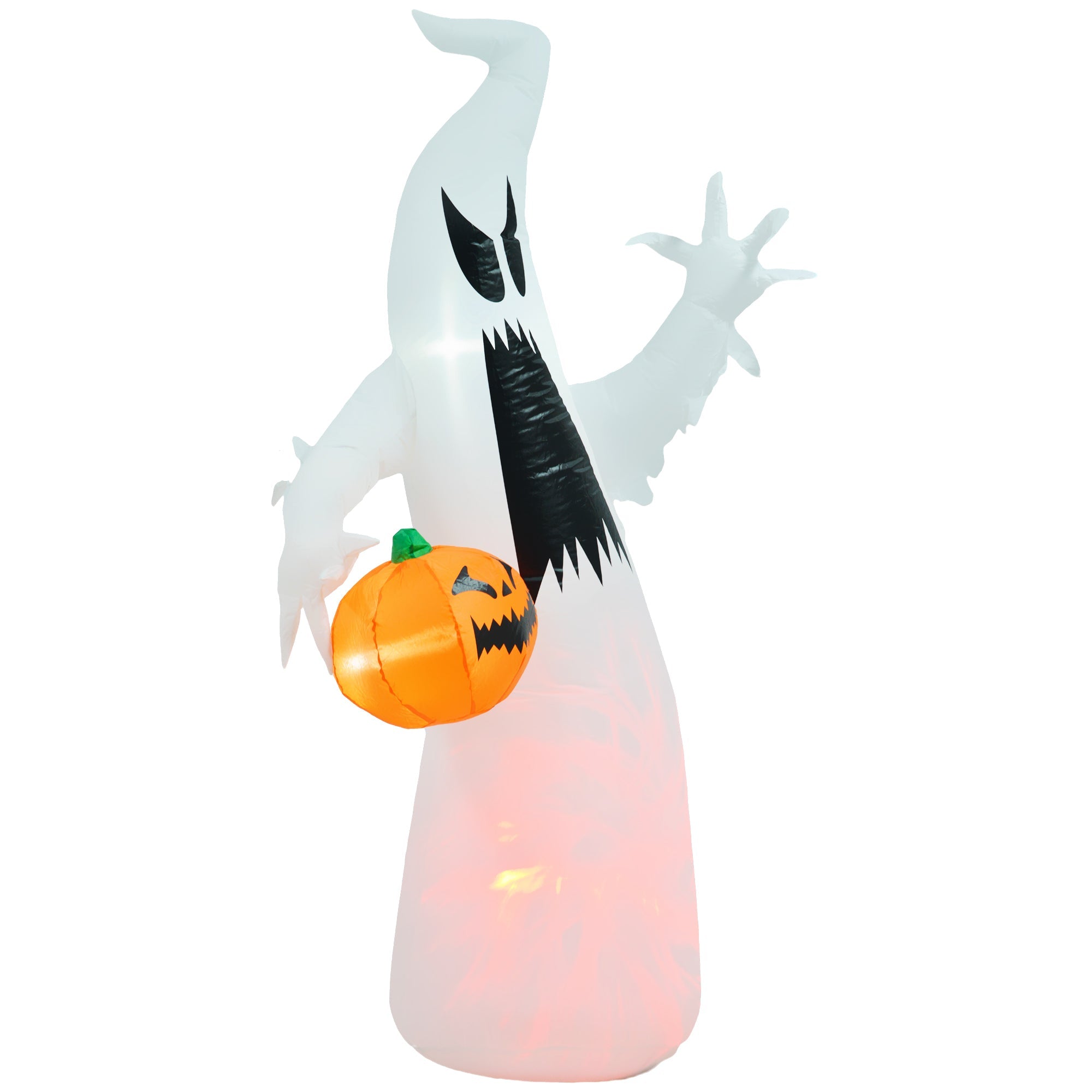 HOMCOM 5.9' Halloween Inflatable Ghost Decoration