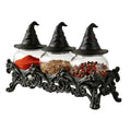 Glass Spice Container Sealed Glass Jar Moisture Proof Glass Spice Storage Jars with Witch Hat Owl Lids Decorative for Coffee