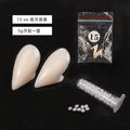 Vampire Teeth Fangs Dentures Props Halloween Cosplay Props False Fangs With Solid Glue Halloween Props Send glue stick