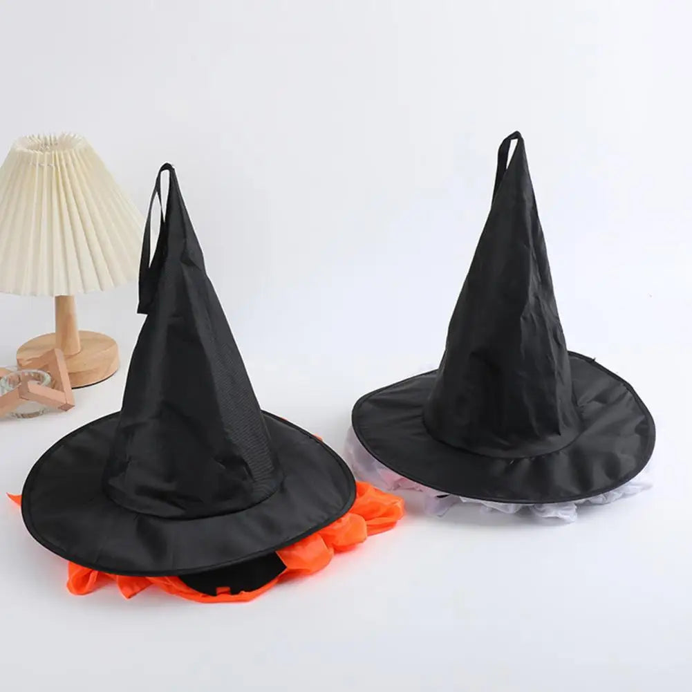 Eco-friendly Ghost Decoration Spooky Halloween Outdoor Decorations Hanging Pumpkin Ghost Witch Hat for Yard Porch Tree Autumn