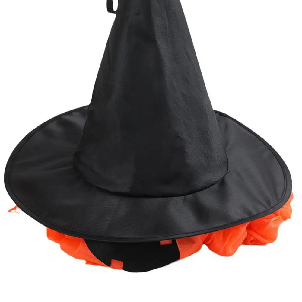 Eco-friendly Ghost Decoration Spooky Halloween Outdoor Decorations Hanging Pumpkin Ghost Witch Hat for Yard Porch Tree Autumn