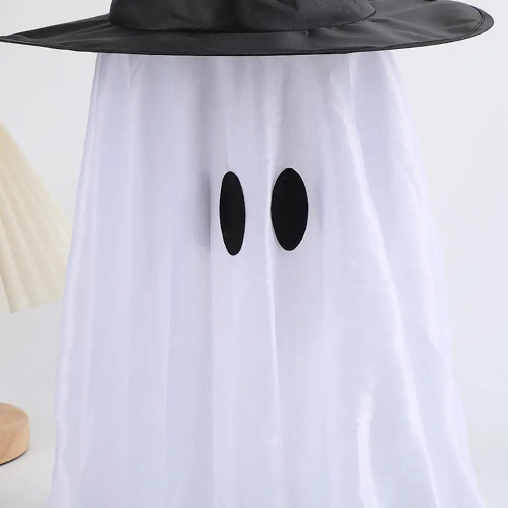 Eco-friendly Ghost Decoration Spooky Halloween Outdoor Decorations Hanging Pumpkin Ghost Witch Hat for Yard Porch Tree Autumn